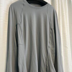 Share Lululemon It’s Rulu Long Sleeve Shirt Updated Light Gray